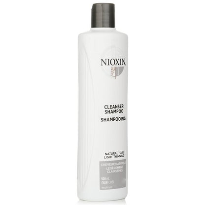 Nioxin Derma Purifying System 1 Cleanser Shampoo (Natural Hair, Light Thinning)(Random Packaging) 500ml/16.9oz