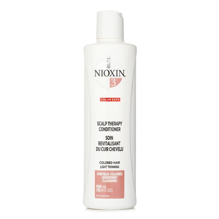 Nioxin Density System 3 Scalp Therapy Conditioner (Colored Hair, Light Thinning, Color Safe) (Random Packaging) 300ml/10.1oz