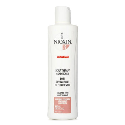Nioxin Density System 3 Scalp Therapy Conditioner (Colored Hair, Light Thinning, Color Safe) (Random Packaging) 300ml/10.1oz