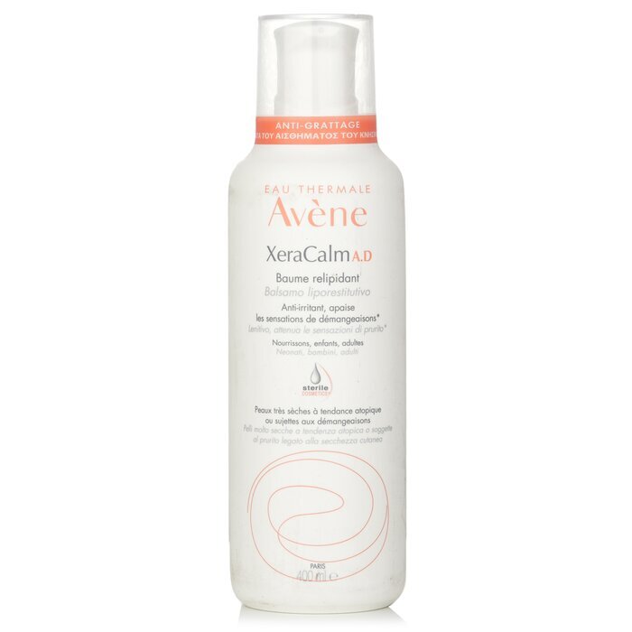 Avene XeraCalm A.D Lipid-Replenishing Balm - For Very Dry Skin Prone to Atopic Dermatitis or Itching(Random Packing) 400ml/13.5oz