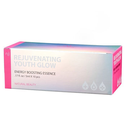 Natural Beauty (USE WITH MACHINE) Rejuvenating Youth Glow Energy Boosting Essence (Exp Date: 12/2025) 10x 5ml/0.17oz