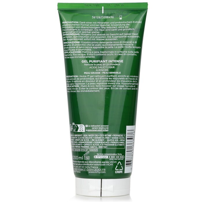 Vichy Normaderm Intensive Purifying Cleanser 200ml/6.76oz