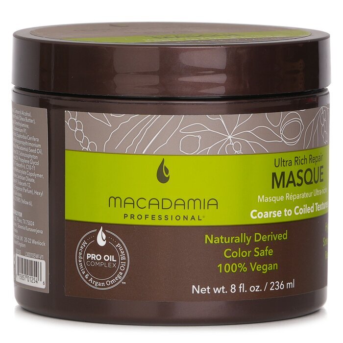 Macadamia Natural Oil Professional Ultra Rich Repair Masque (Coarse to Coiled Textures) 236ml/8oz