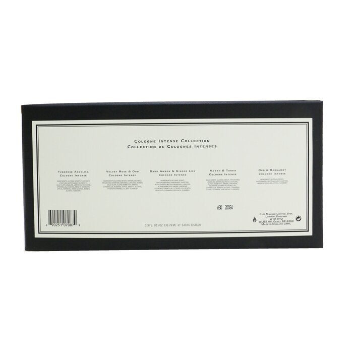 Jo Malone Cologne Intense Collection: Tuberose Angelica, Velvet Rose & Oud, Dark Amber & Ginger Lily, Myrrh & Tonka, Oud & Bergamot 5x9ml/0.3oz