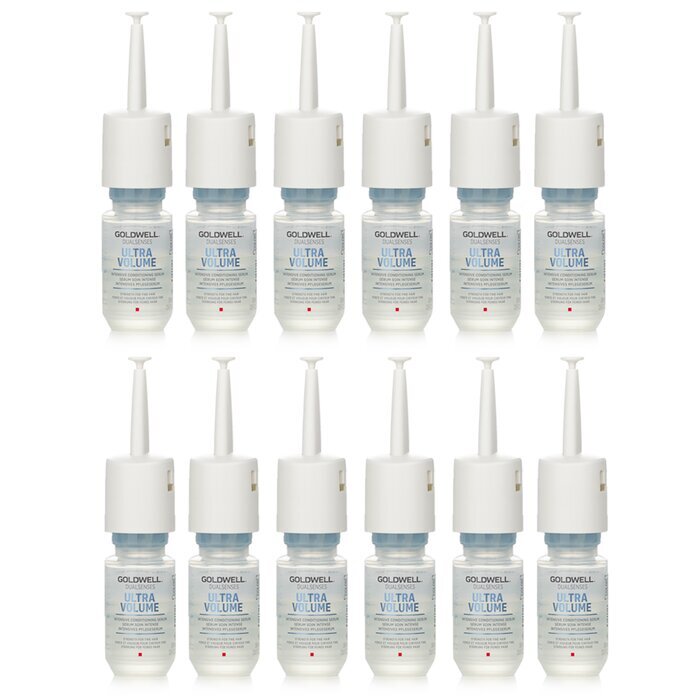 Goldwell Dual Senses Ultra Volume Intensive Conditioning Serum (Strength For Fine Hair) 12x18ml/0.6oz