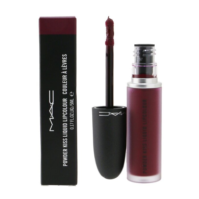 MAC Powder Kiss Liquid Lipcolour - # 983 Burning Love 5ml/0.17oz