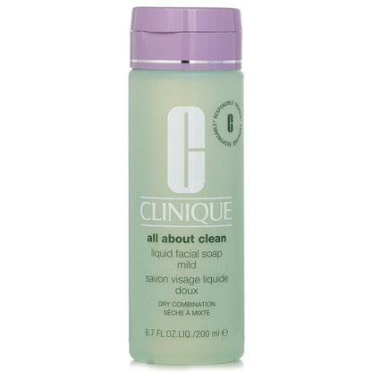 Clinique All About Clean Liquid Facial Soap Mild - Dry Combination Skin(Random Packaging) 200ml/6.7oz