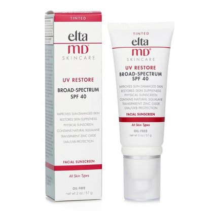 EltaMD UV Restore Physical Facial Sunscreen SPF 40 - Tinted(Exp. Date 30 June 2026) 48g/1.7oz
