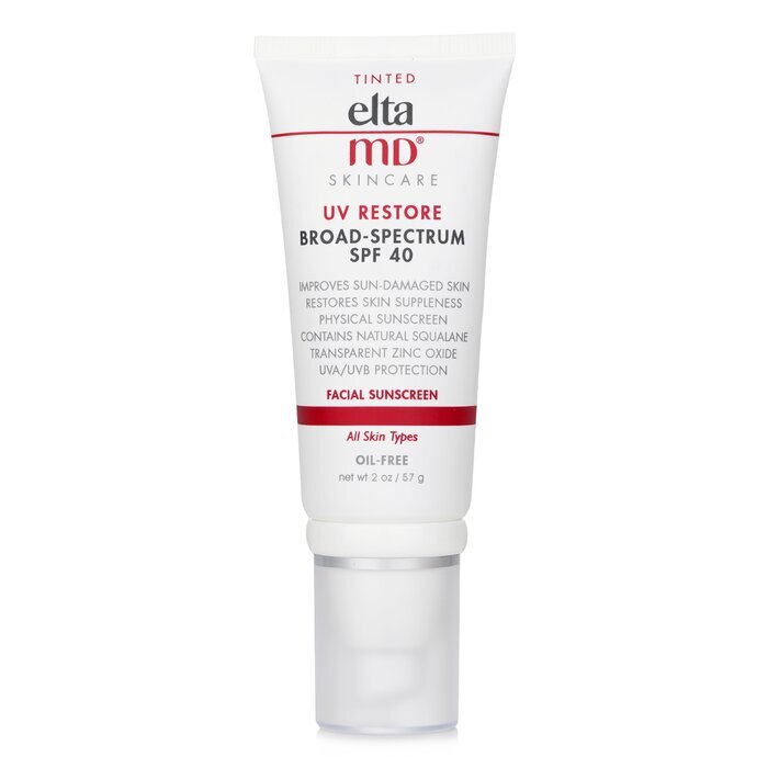 EltaMD UV Restore Physical Facial Sunscreen SPF 40 - Tinted(Exp. Date 30 June 2026) 48g/1.7oz