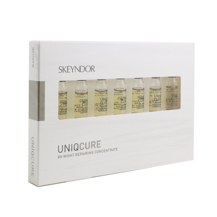 Skeyndor Uniqcure 8h Night Repairing Concentrate (for Damaged Skin & With Signs Of Ageing) -- 7x2ml/0.068oz
