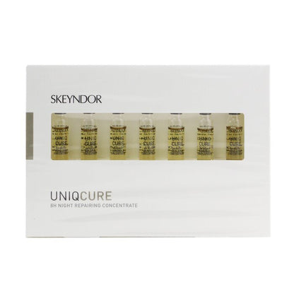 Skeyndor Uniqcure 8h Night Repairing Concentrate (for Damaged Skin & With Signs Of Ageing) -- 7x2ml/0.068oz