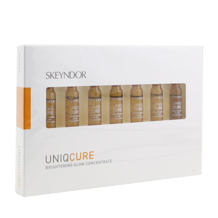 Skeyndor Uniqcure Brightening Glow Concentrate (for Dull/stressed Skin With Faint Dark Spots/ Slight Signs Of Ageing) -- 7x2ml/0.068oz