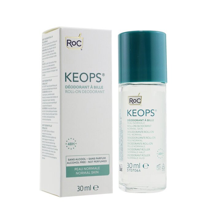 Roc Keops Roll-on Deodorant 48h - Alcohol Free & Not Perfumed (normal Skin) -- 30ml/1oz