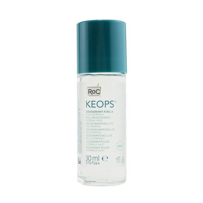 Roc Keops Roll-on Deodorant 48h - Alcohol Free & Not Perfumed (normal Skin) -- 30ml/1oz
