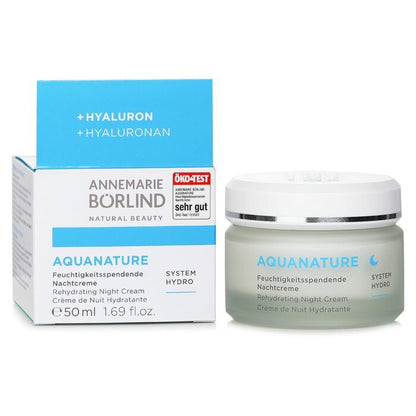 Annemarie Borlind Aquanature System Hydro Rehydrating Night Cream - For Dehydrated Skin 50ml/1.7oz