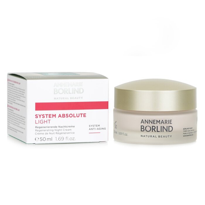 Annemarie Borlind System Absolute System Anti-aging Regenerating Night Cream Light - For Mature Skin 50ml/1.7oz