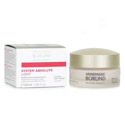 Annemarie Borlind System Absolute System Anti-aging Regenerating Night Cream Light - For Mature Skin 50ml/1.7oz