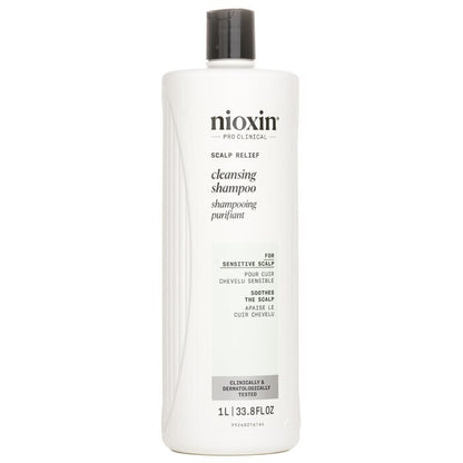 Nioxin Scalp Relief Cleansing Shampoo (For Sensitive Scalp) 1000ml/33.8oz