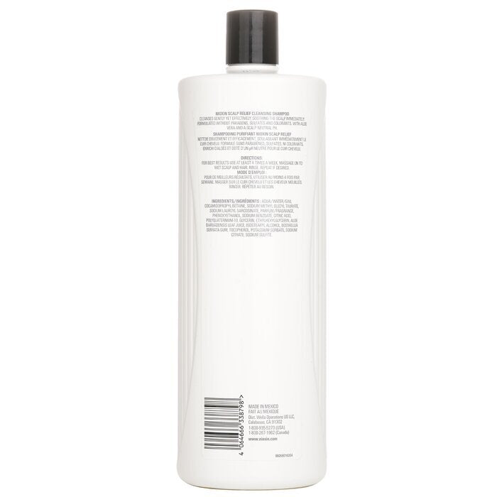 Nioxin Scalp Relief Cleansing Shampoo (For Sensitive Scalp) 1000ml/33.8oz