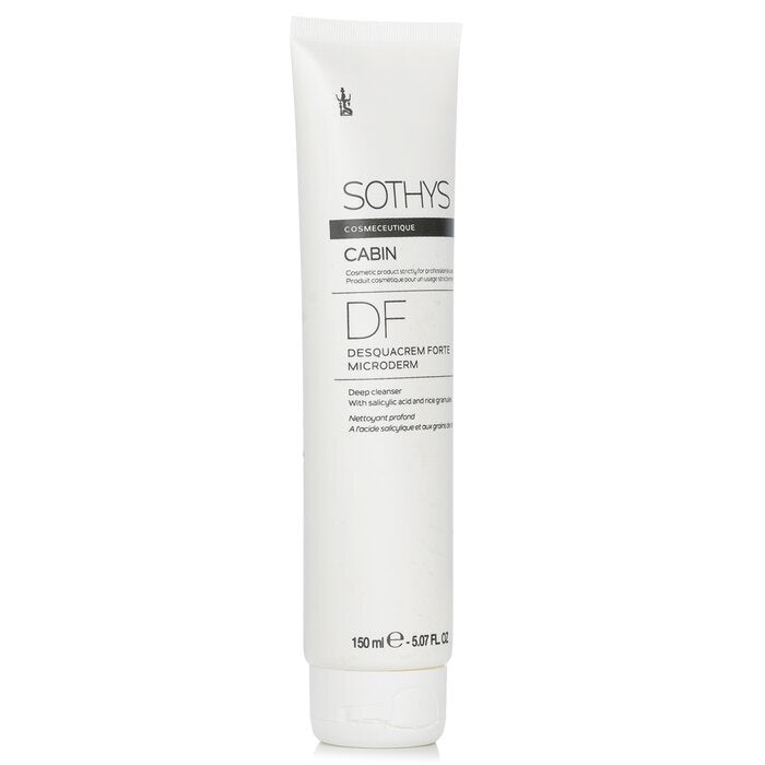 Sothys Cosmeceutique DF Desquacrem Forte Microderm Deep Cleanser - With Salicylic Acid & Rice Granules (Salon Size) 150ml/5.07oz
