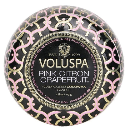Voluspa Mini Tin Candle - Pink Citron Grapefruit 113g/4oz