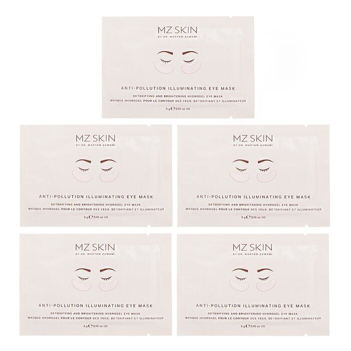 MZ Skin Anti-Pollution Illuminating Eye Masks 5x 3g/0.1oz