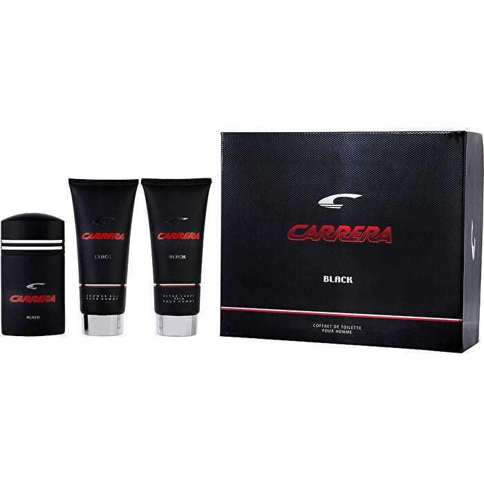 Muelhens Carrera Black Eau De Toilette Spray 90ml/3.4oz & Aftershave Balm 180ml/6.8oz & Shower Gel 180ml/6.8oz