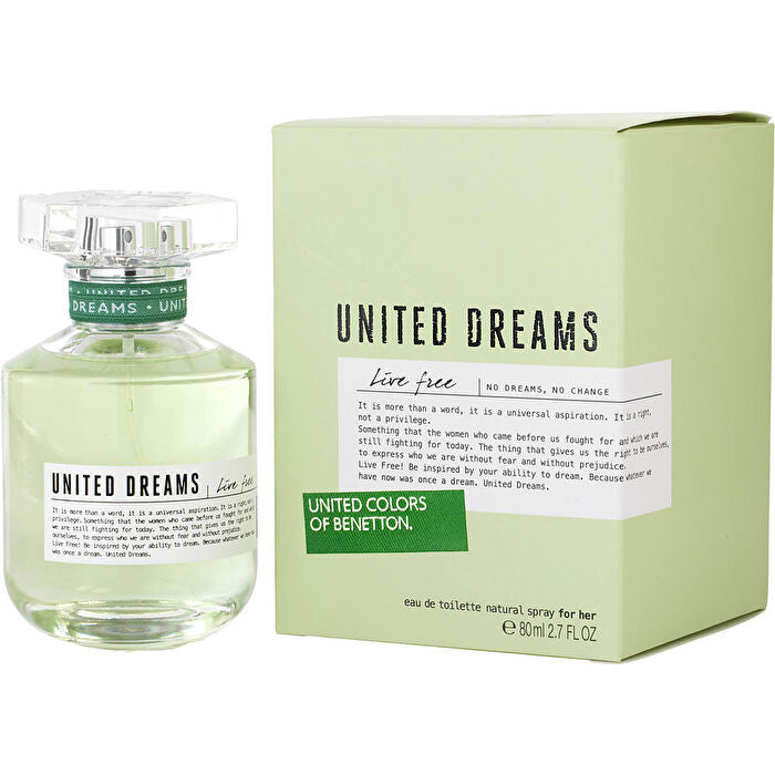 Benetton United Dreams Live Free Eau De Toilette Spray 60ml/2.7oz