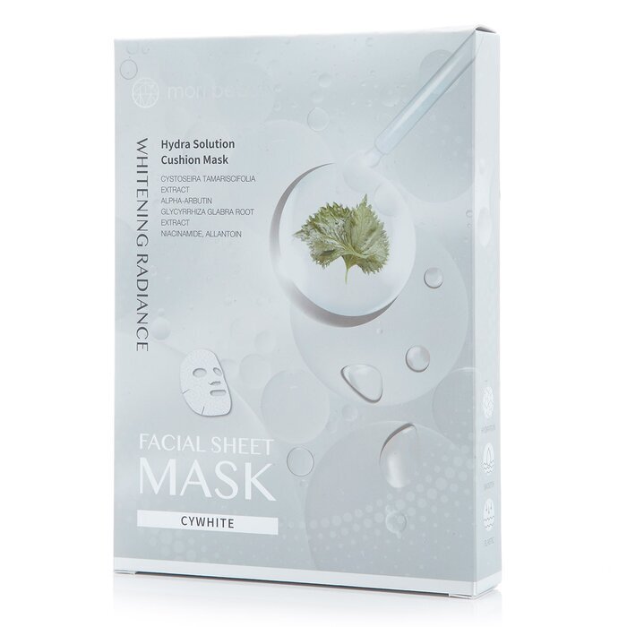 Natural Beauty Hydra Solution Cushion Mask (Whitening Radiance) 3pcsx 23ml/0.78