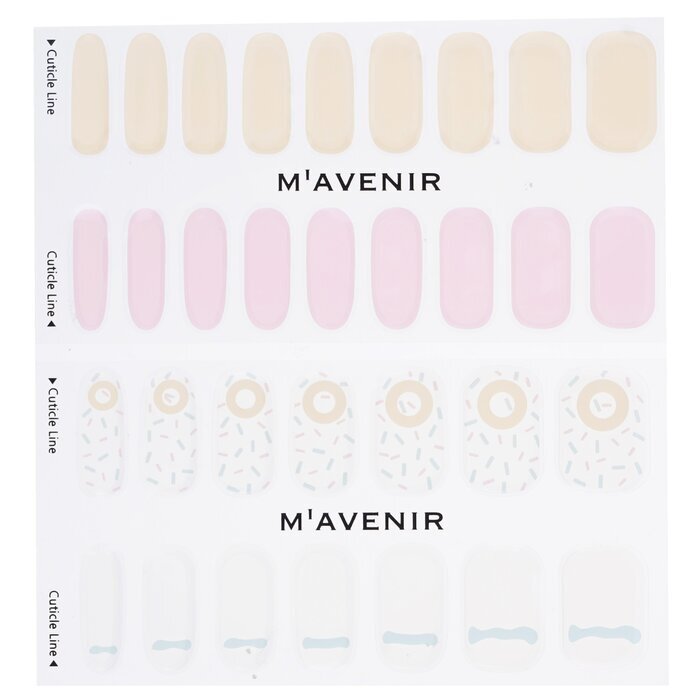 Mavenir Nail Sticker (Assorted Colour) - # Sugar Glaze Nail MHA-00085 / 026903 (Exp. Date 22 Nov 2025) 32pcs