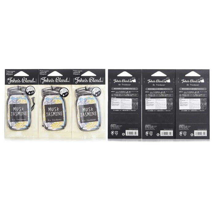 John's Blend Air Freshener - Musk Jasmine 3pcs