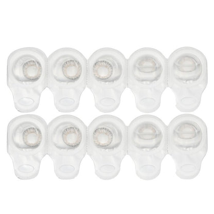 Miche Bloomin' Quarter Veil 1 Day Color Contact Lenses (106 Shell Moon) - - 4.50 10pcs