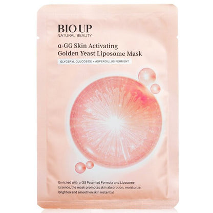 Natural Beauty (For KR) BIO UP a-GG Skin Activating Golden Yeast Liposome Mask (Exp Date: 9/5/2026) 5x25ml/0.84oz