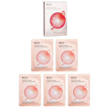 Natural Beauty (For KR) BIO UP a-GG Skin Activating Golden Yeast Liposome Mask (Exp Date: 9/5/2026) 5x25ml/0.84oz