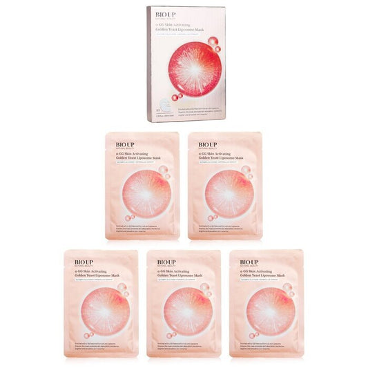 Natural Beauty (For KR) BIO UP a-GG Skin Activating Golden Yeast Liposome Mask (Exp Date: 9/5/2026) 5x25ml/0.84oz