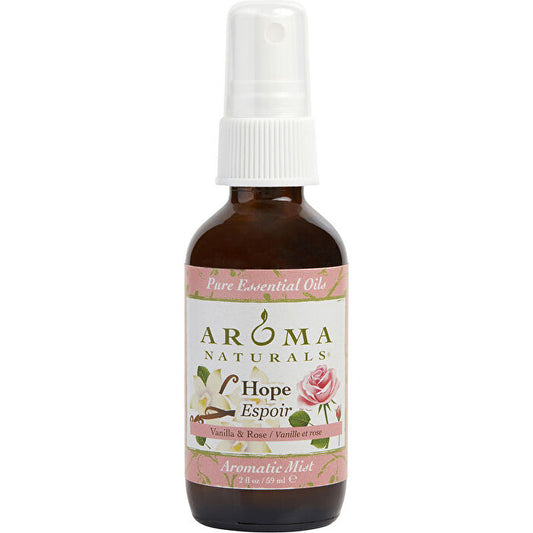 Aroma Naturals Hope Aromatherapy Aromatic Mist Spray Combines The Essential Oils Of Vanilla & Rose 60ml/2oz