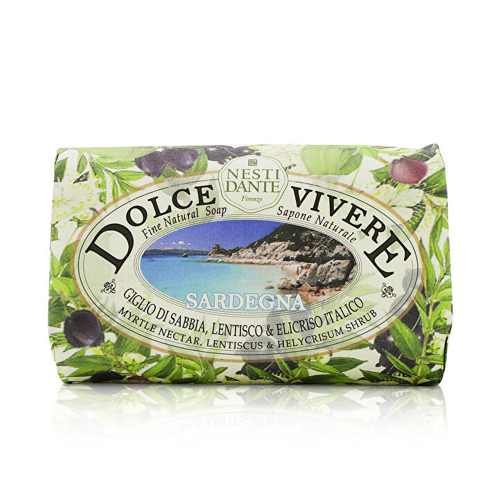 Nesti Dante Dolce Vivere Fine Natural Soap - Sardegna - Myrtle Nectar Lentiscus & Helycrisum Shrub 250g/8.8oz