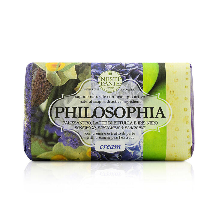Nesti Dante Philosophia Natural Soap - Cream - Rosewood Birch Milk & Black Iris With Cream & Pearl Extract 250g/8.8oz