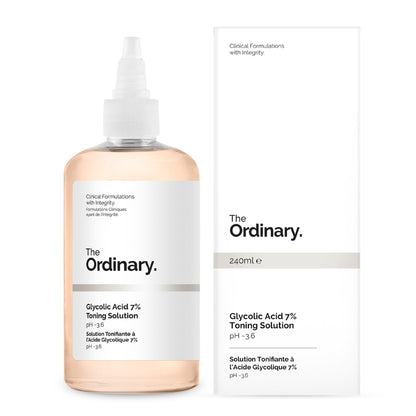 The Ordinary Glycolic Acid 7% Toning Solution (Random Packaging) 240ml/8oz