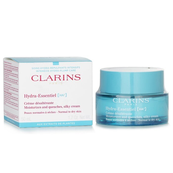 Clarins Hydra-Essentiel [HA²] Moisturizes & Quenches Silky Cream - Normal to Dry Skin(Random Packaging) 50ml/1.7oz