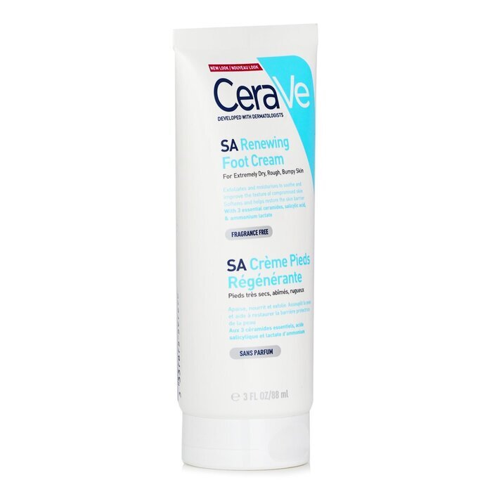 CeraVe SA Renewing Foot Cream(Packaging Random Pick) 88ml/3oz