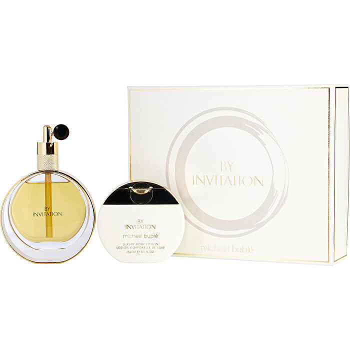 Michael Buble By Invitation Eau De Parfum Spray 90ml/3.4oz & Body Lotion 150ml/5.1oz