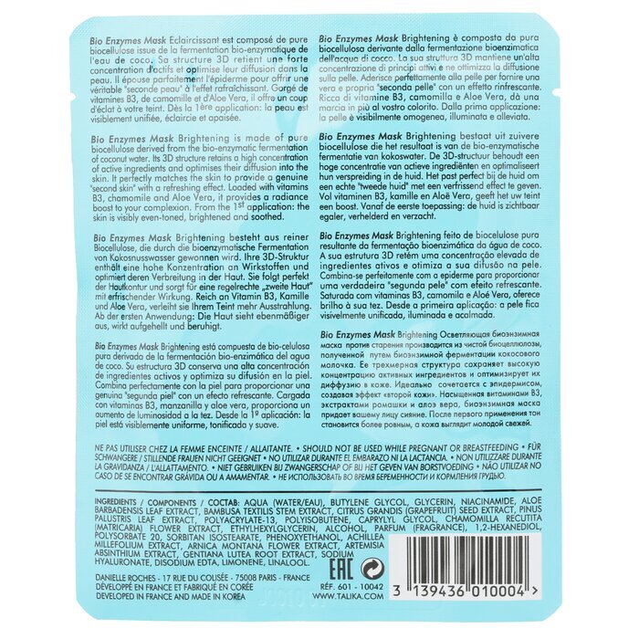 Talika Bio Enzymes Brightening Mask 20g/0.7oz
