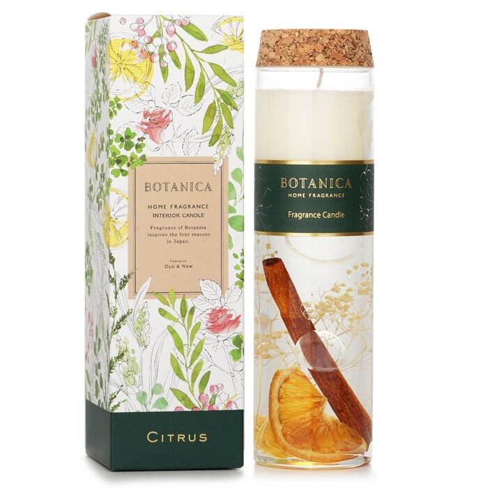 Botanica Home Fragrance with Interior Candle - Citrus 90g