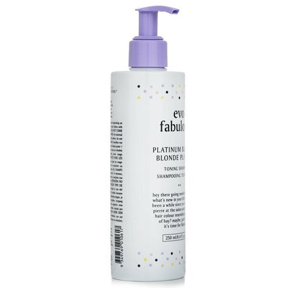 Evo Fabuloso Toning Shampoo - # Platinum Blonde 250ml/8.4oz