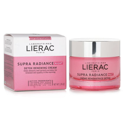 Lierac Supra Radiance Night Detox Renewing Cream 50ml/1.76oz