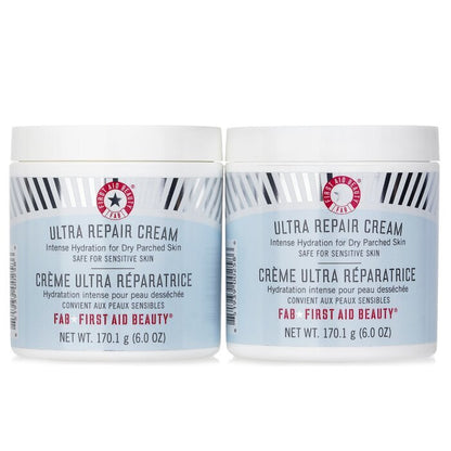 First Aid Beauty Ultra Repair Cream Duo Pack (for Sensitive Skin) -- 2x170g/6oz