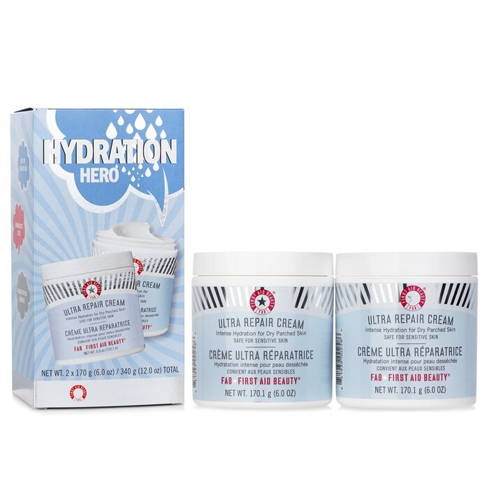 First Aid Beauty Ultra Repair Cream Duo Pack (for Sensitive Skin) -- 2x170g/6oz