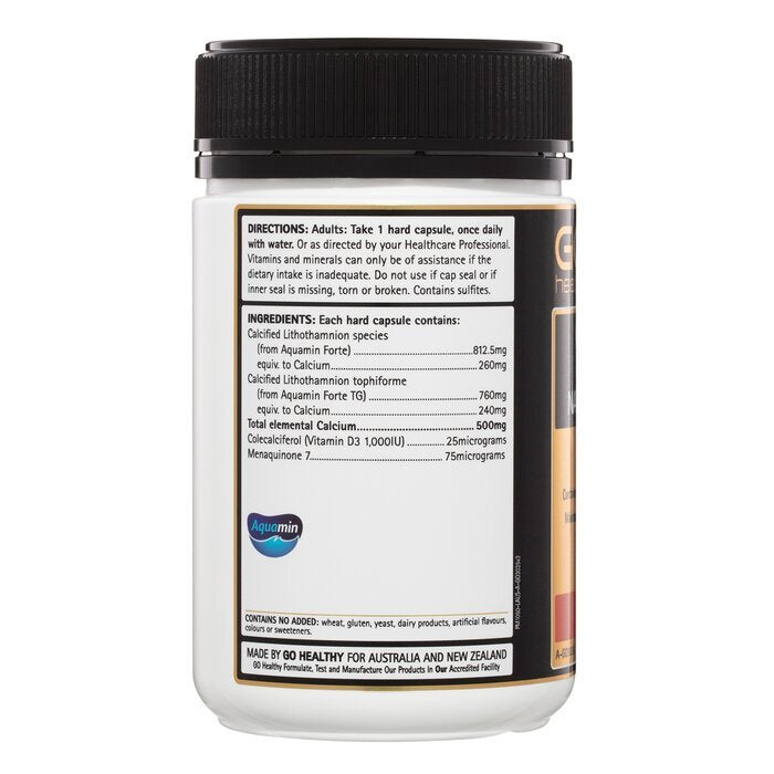 Go Healthy [Authorized Sales Agent] GO Calcium 1-A-Day - 120 Vcaps 120pcs/box