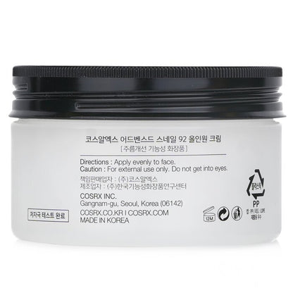 Cosrx Advanced Snail 92 All In One Cream 100g/3.5oz